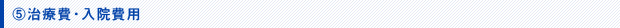 治療費・入院費用