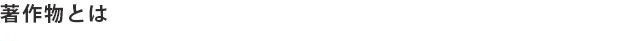 著作物とは